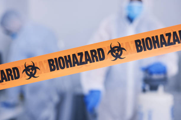 Professional Biohazard Cleanup technician working in Johnson City, TX